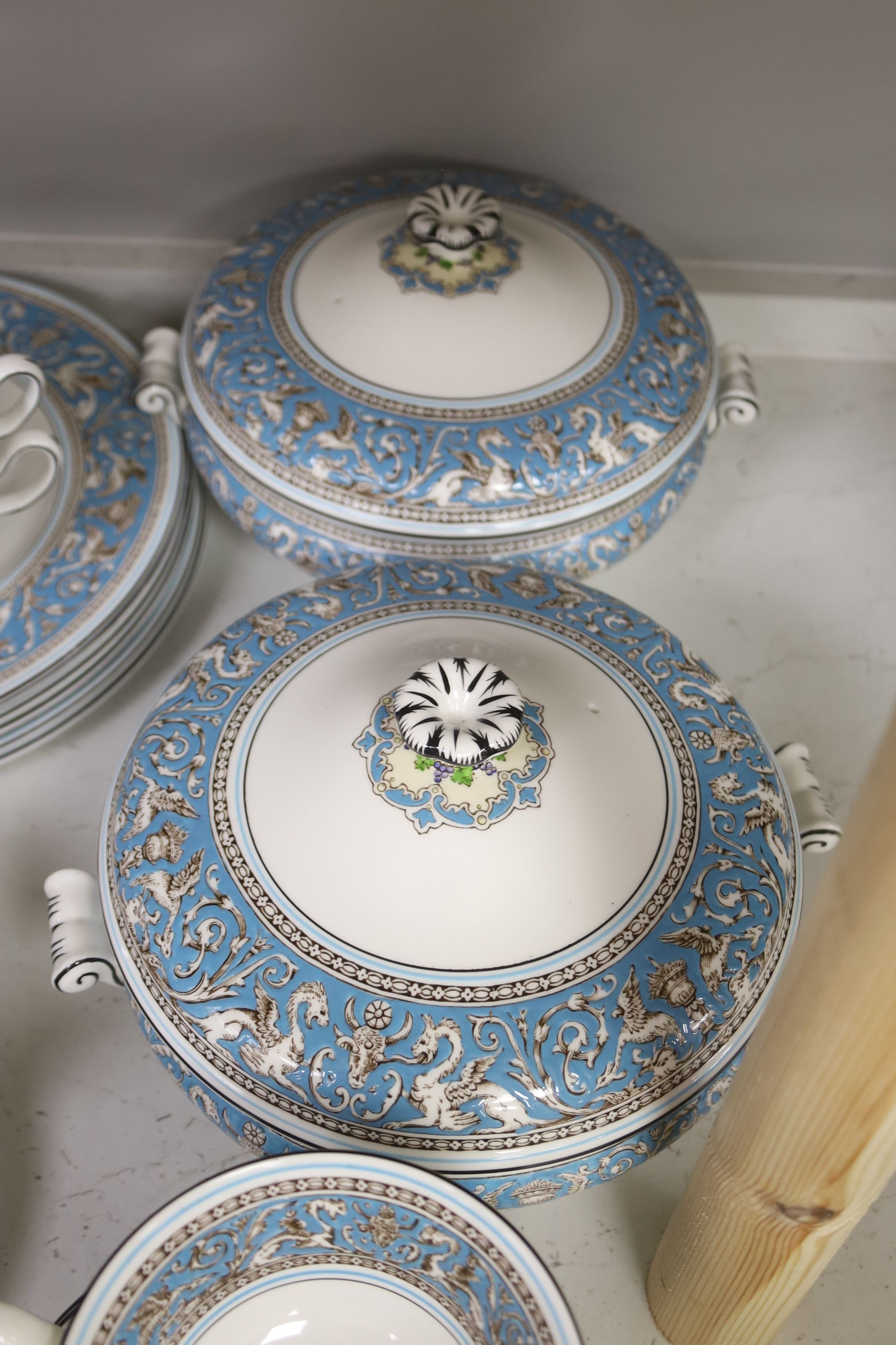 A Wedgwood Florentine W2714 dinner service and tea set